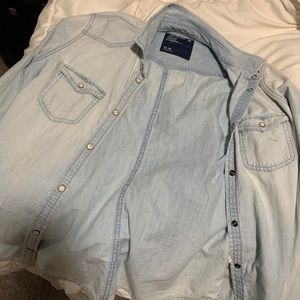 American eagle denim shirt